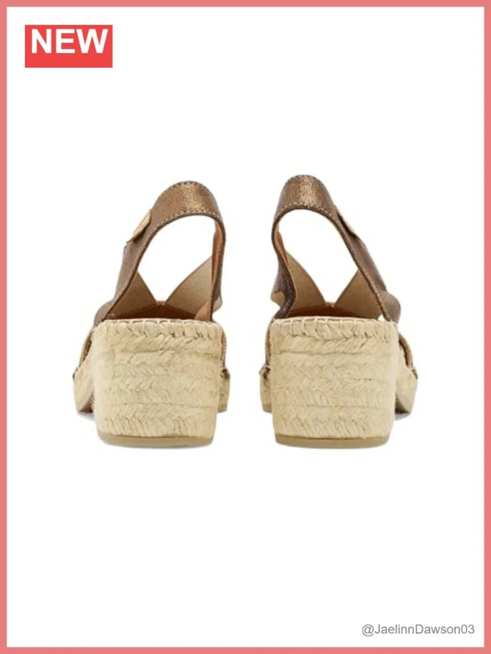 Metallic Elastic Espadrille Sandals Open Toe Slip On